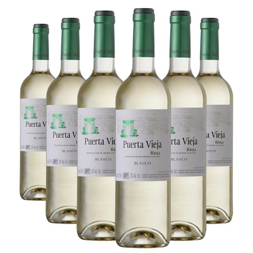 Case of 6 Puerta Vieja Rioja Blanco 75cl White Wine